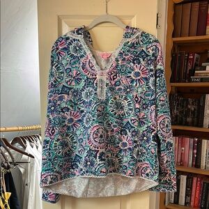 Lilly Pulitzer hooded pullover
